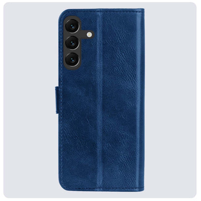 Forterra Samsung A15 Hoesje Bookcase Cover met Kaarthouder - Donkerblauw