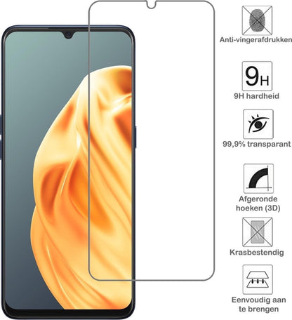 Forterra OPPO A91 Screenprotector Gehard Glas - Anti-kras