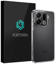 Forterra OPPO Find X9 Pro Hoesje Siliconen Backcover Lichtgewicht - Transparant