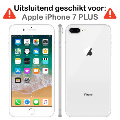 Forterra iPhone 7 Plus Hoesje Magneet Hard Case Shockproof - Zilver