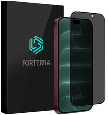Forterra iPhone 18 Pro Max Screenprotector Gehard Glas - Privacy