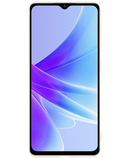 Forterra OPPO A17 Hoesje Siliconen Backcover Lichtgewicht - Wit