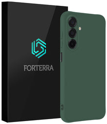 Forterra Samsung A26 Hoesje Siliconen Backcover Lichtgewicht - Donkergroen