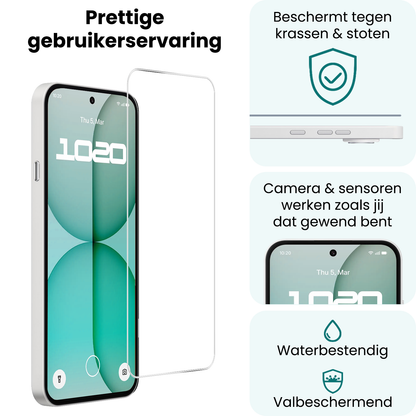 Forterra Nothing Phone 4a Screenprotector Gehard Glas - Anti-kras