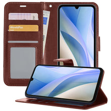 Forterra Samsung A15 Hoesje Bookcase Cover met Kaarthouder - Bruin