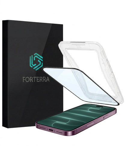 Forterra iPhone 18 Pro Screenprotector Flexibel Glas met Installatieframe