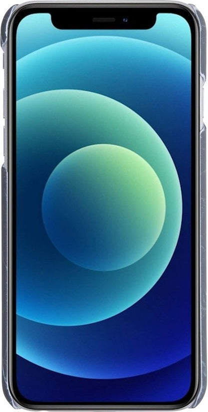 Forterra iPhone 12 Pro Hoesje Marmer Hard Case Cover - Zwart