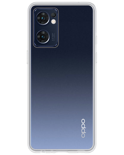 Forterra OPPO Find X5 Lite Hoesje Siliconen Backcover Lichtgewicht - Transparant