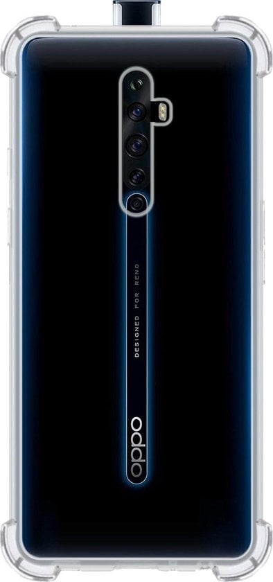 Forterra OPPO Reno 2 Hoesje Shockproof Backcover Siliconen - Transparant