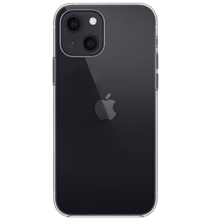 Forterra iPhone 13 Mini Hoesje Siliconen Backcover Lichtgewicht - Transparant