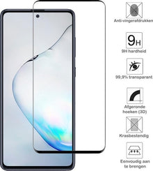 Forterra Samsung Galaxy Note 10 Lite Screenprotector Gehard Glas - Full Screen