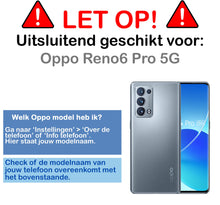 Forterra OPPO Reno 6 Pro Hoesje Siliconen Backcover Lichtgewicht - Transparant