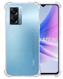 Forterra OPPO A77 Hoesje Shockproof Backcover Siliconen - Transparant