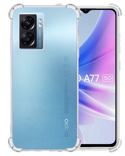 Forterra OPPO A77 Hoesje Shockproof Backcover Siliconen - Transparant