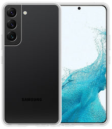 Forterra Samsung S22 Hoesje Siliconen Backcover Lichtgewicht - Transparant