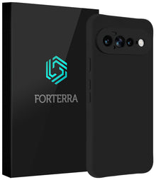 Forterra Google Pixel 11 Pro XL Hoesje Siliconen Backcover Lichtgewicht - Zwart