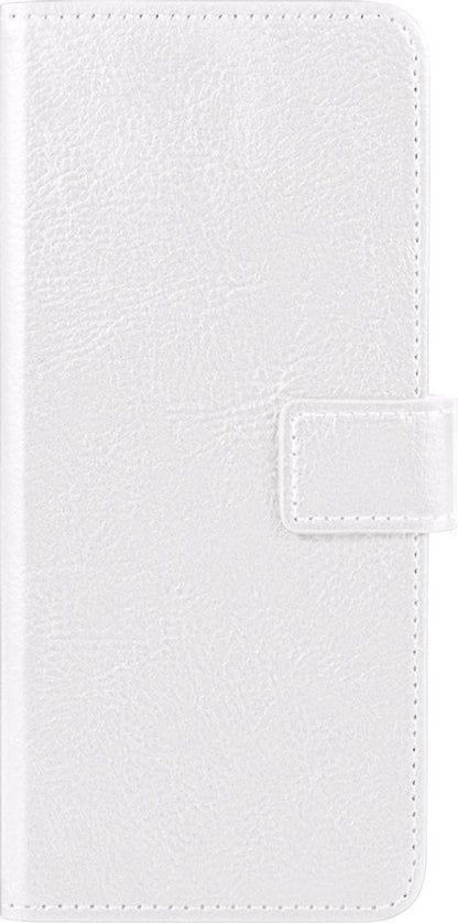 Forterra Samsung S21 Plus Hoesje Bookcase Cover met Kaarthouder - Wit
