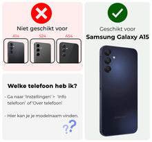 Forterra Samsung A15 Hoesje Shockproof Backcover Siliconen - Transparant