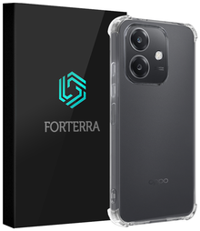 Forterra OPPO A40 Hoesje Shockproof Backcover Siliconen - Transparant
