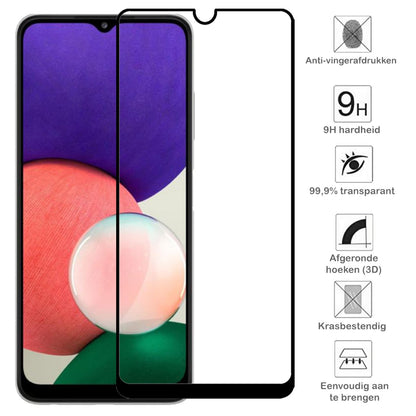Forterra Samsung M22 Screenprotector Gehard Glas - Full Screen