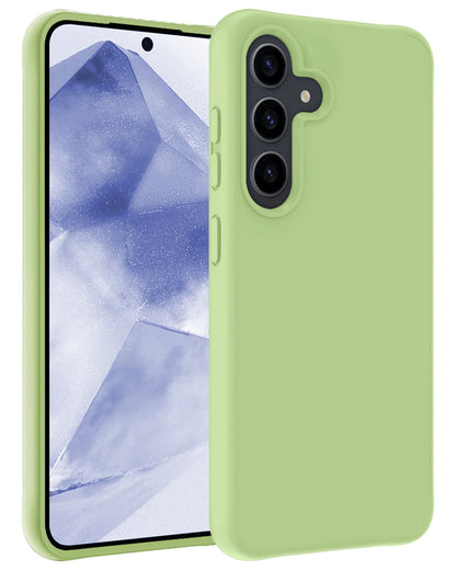 Forterra Samsung A55 Hoesje Siliconen Backcover Lichtgewicht - Groen