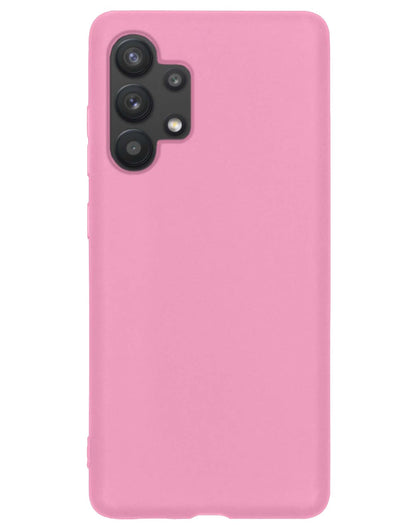 Forterra Samsung A13 4G Hoesje Siliconen Backcover Lichtgewicht - Lichtroze