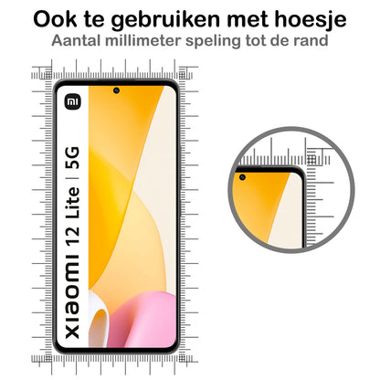 Forterra Xiaomi 12 Lite Screenprotector Gehard Glas - Full Screen