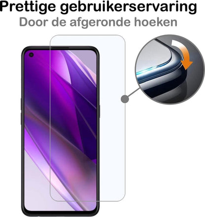 Forterra OPPO Find X3 Lite Screenprotector Gehard Glas - Anti-kras