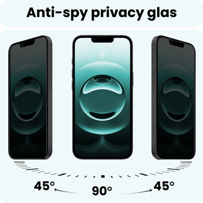 Forterra iPhone 16e Screenprotector Gehard Glas - Privacy