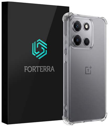 Forterra OnePlus Nord 6 Hoesje Shockproof Backcover Siliconen - Transparant