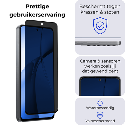 Forterra OnePlus Nord CE 4 Screenprotector Gehard Glas - Privacy