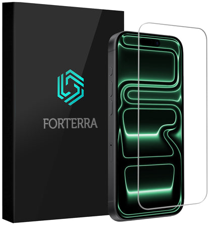 Forterra iPhone 17 Pro Max Screenprotector Gehard Glas - Volledige dekking