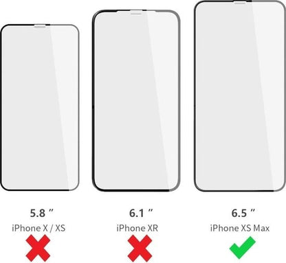 Forterra iPhone Xs Max Screenprotector Gehard Glas - Full Screen