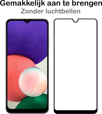 Forterra Samsung A22 4G Screenprotector Gehard Glas - Full Screen