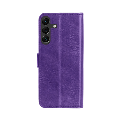 Forterra Samsung A16 Hoesje Bookcase Cover met Kaarthouder - Paars