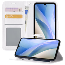Forterra Samsung A15 Hoesje Bookcase Cover met Kaarthouder - Wit