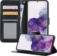 Forterra Samsung S20 Hoesje Bookcase Cover met Kaarthouder - Zwart