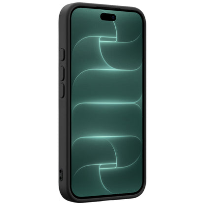 Forterra iPhone 18 Pro Hoesje Siliconen Backcover Lichtgewicht - Zwart