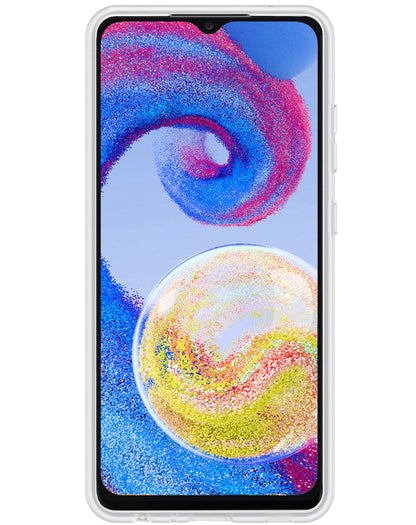 Forterra Samsung A04s Hoesje Siliconen Backcover Lichtgewicht - Transparant