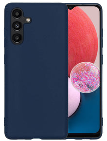 Forterra Samsung A13 5G Hoesje Siliconen Backcover Lichtgewicht - Donkerblauw