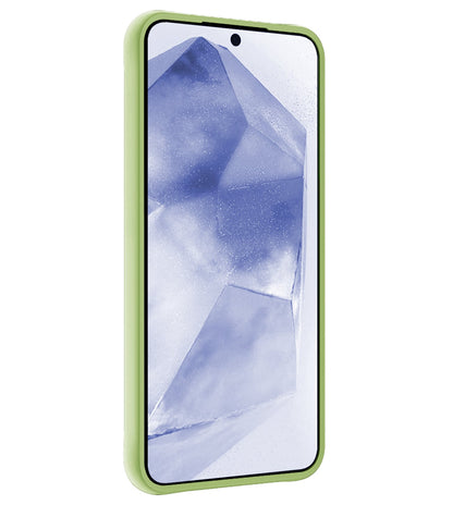 Forterra Samsung A55 Hoesje Siliconen Backcover Lichtgewicht - Groen