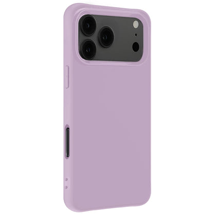 Forterra iPhone 17 Pro Hoesje Siliconen Backcover Lichtgewicht - Lila