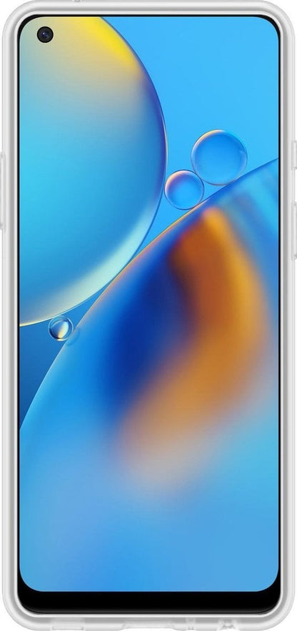 Forterra OPPO A74 5G Hoesje Siliconen Backcover Lichtgewicht - Transparant