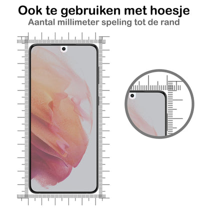 Forterra Samsung S21 Plus Screenprotector Gehard Glas - Privacy