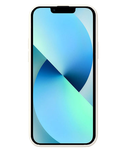 Forterra iPhone 14 Plus Hoesje Siliconen Backcover Lichtgewicht - Wit