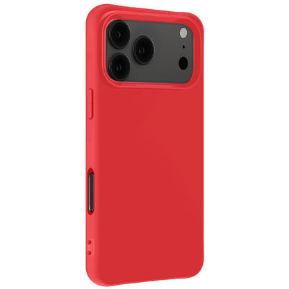 Forterra iPhone 17 Pro Max Hoesje Siliconen Backcover Lichtgewicht - Rood