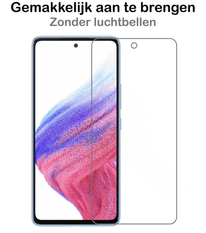 Forterra Samsung A53 Screenprotector Gehard Glas - Anti-kras