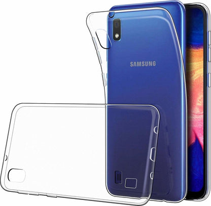 Forterra Samsung M10/A10 Hoesje Siliconen Backcover Lichtgewicht - Transparant