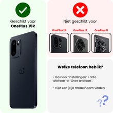 Forterra OnePlus 15R Camera Screenprotector Gehard Glas