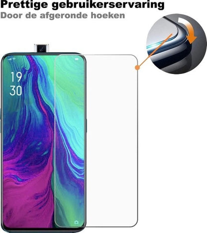 Forterra OPPO Reno 2Z Screenprotector Gehard Glas - Anti-kras